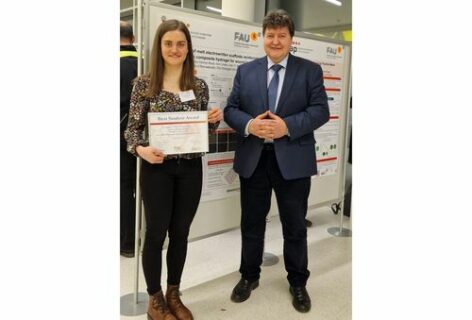 Towards entry "Ms Andrada Damian-Buda (Master student) wins the Advanced Materials and Processes (MAP) Best Student Award 2024"