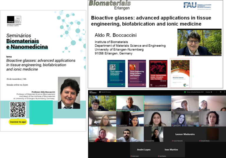 Prof. Boccaccini delivered invited lecture at CICECO, University of Aveiro, Portugal