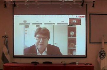 Prof. Boccaccini presenting online at the conference