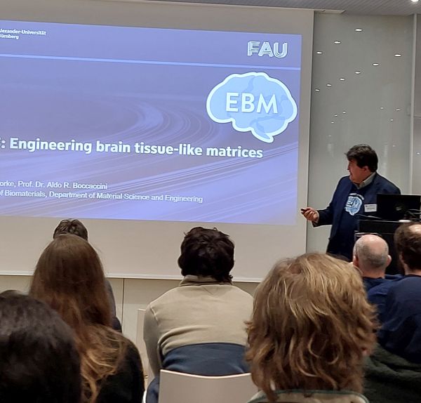 Prof. Boccacini presenting