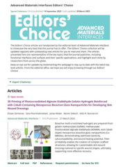 Screenshot of the Advanced Materials Interfaces Editor s choice