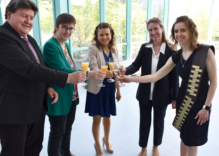 Prof. Boccaccini with the committtee members and dr. Bider