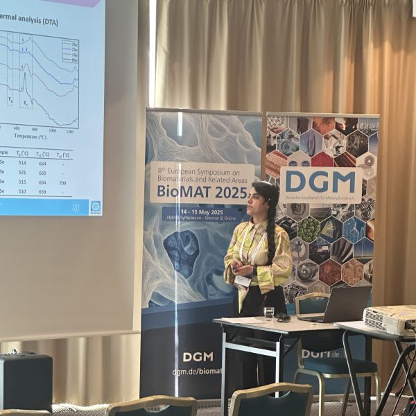 Ms Abdolmaleki presenting