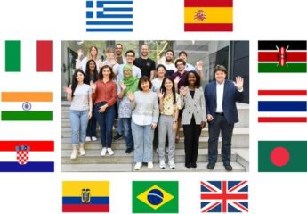 Prof. Boccaccini with the international students and visitors