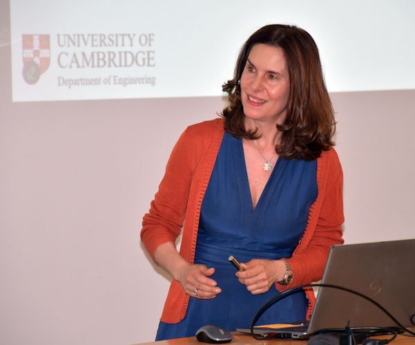 Prof. Marakaki during the lecture