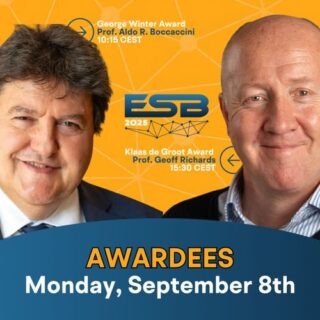 Towards entry "Prof. Aldo R. Boccaccini: Plenary Speaker at ESB Conference in Turin, Italy"