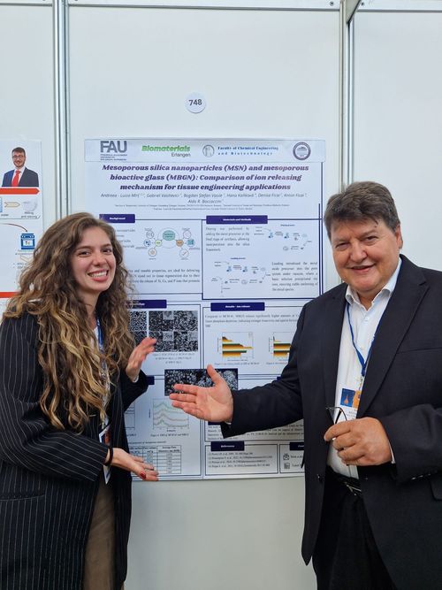 Prof. Boccaccini with Ms. Mirt