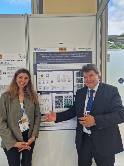 Prof. Boccaccini with Ms. Harmanci