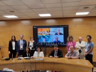 Prof. Boccaccini with the FEMS board