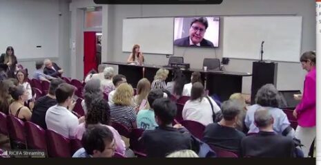 Prof. Boccaccini presenting online