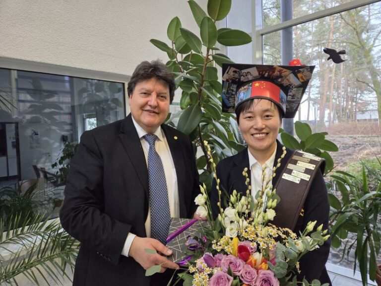 Doctoral thesis success: Huijun Zhang