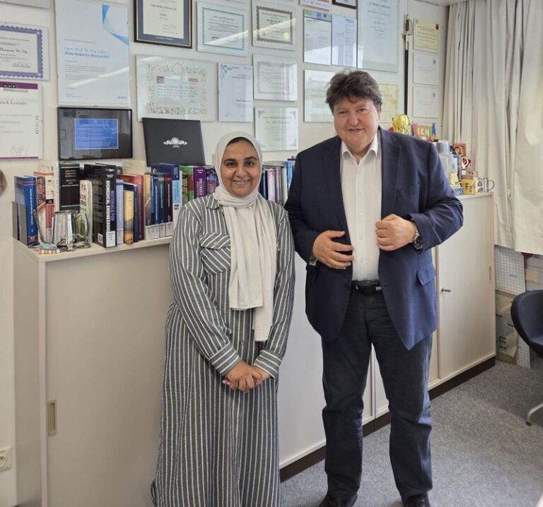 Visit of Dr. Marwa Eid Abdel Aziz Mohamed, from Central Metallurgical Research and Development Institute, Cairo, Egypt